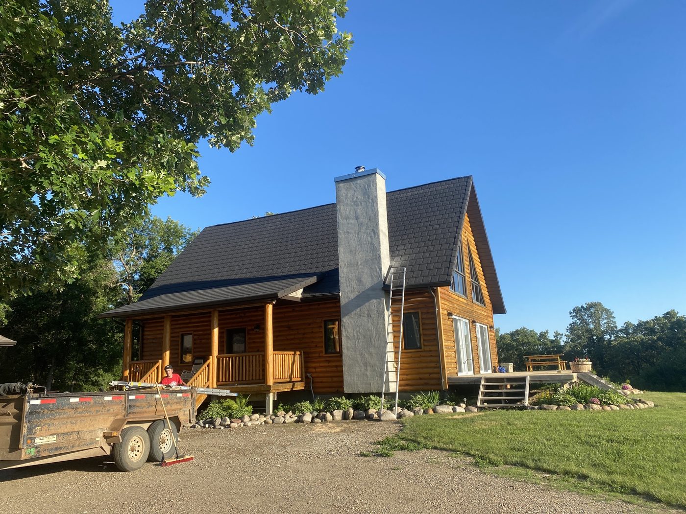 A D.T Roofing roof near Birtle, Manitoba