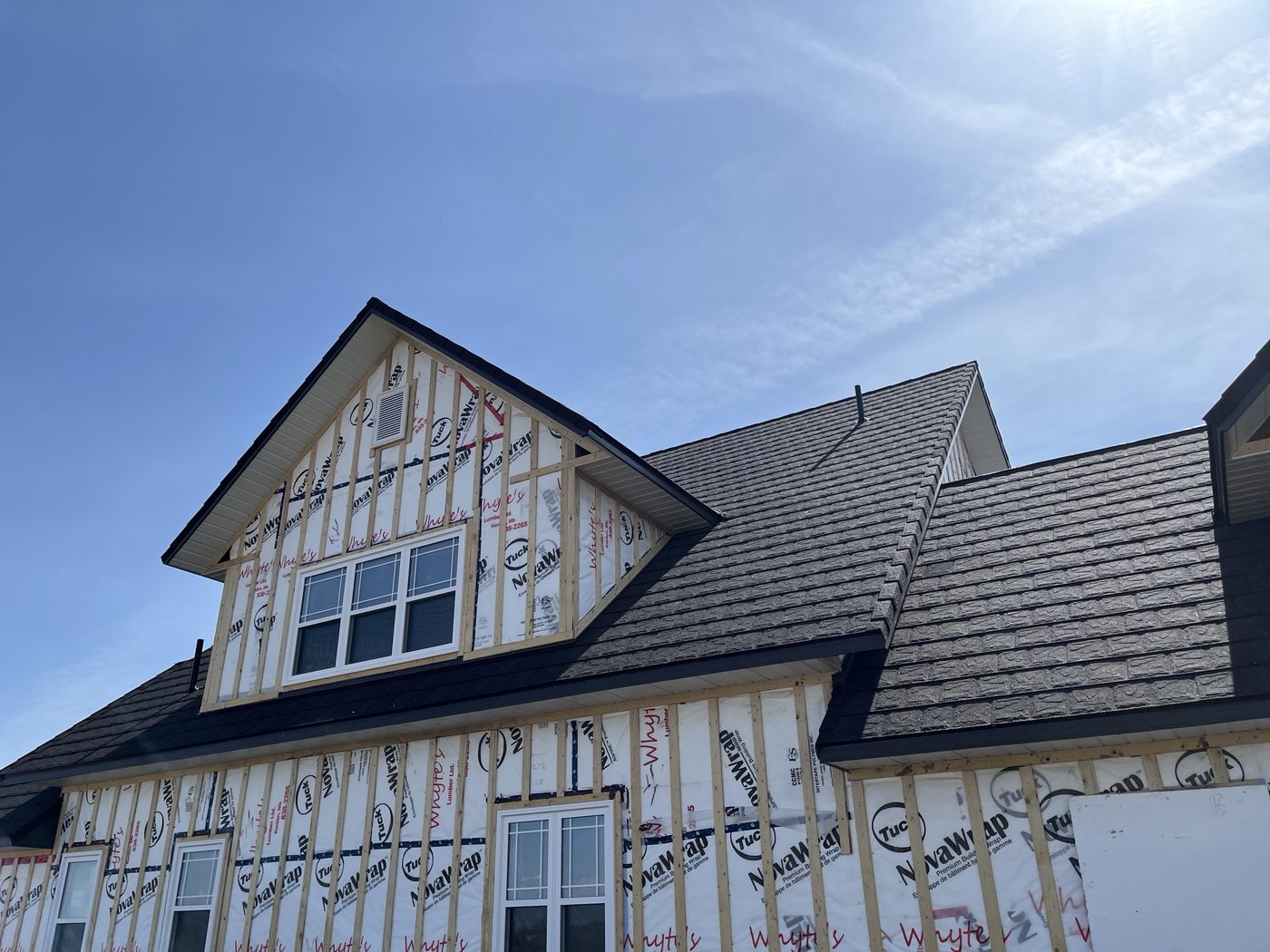 A D.T Roofing roof near Rapid City, Manitoba