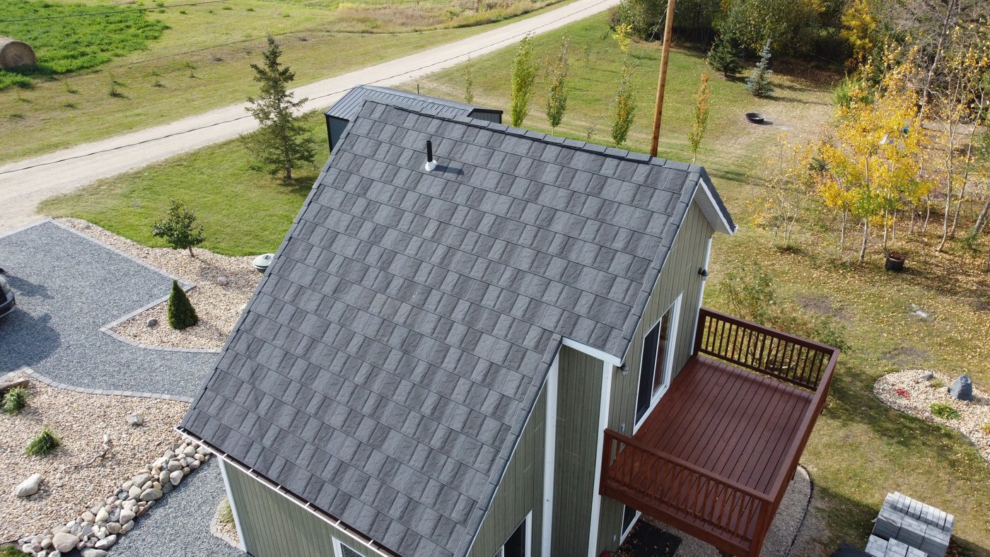 A D.T Roofing roof near Minnedosa, Manitoba