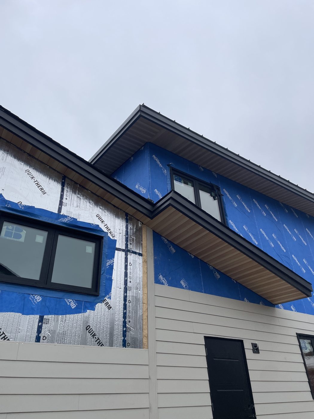 Soffit and fascia on a modern Westman home
