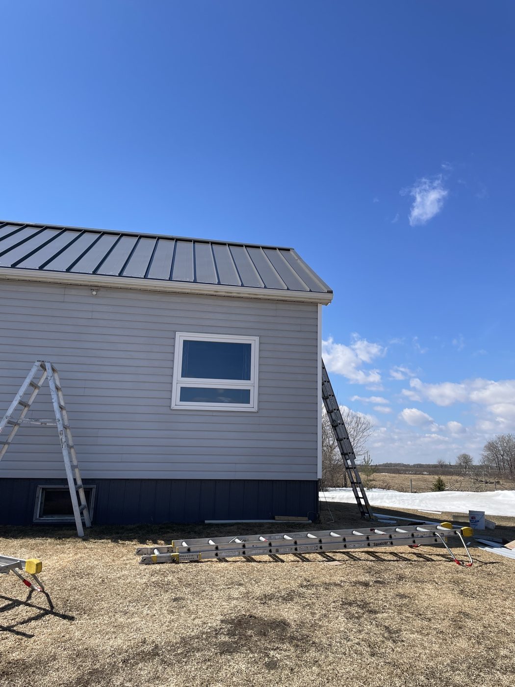 A D.T Roofing roof near Virden, Manitoba